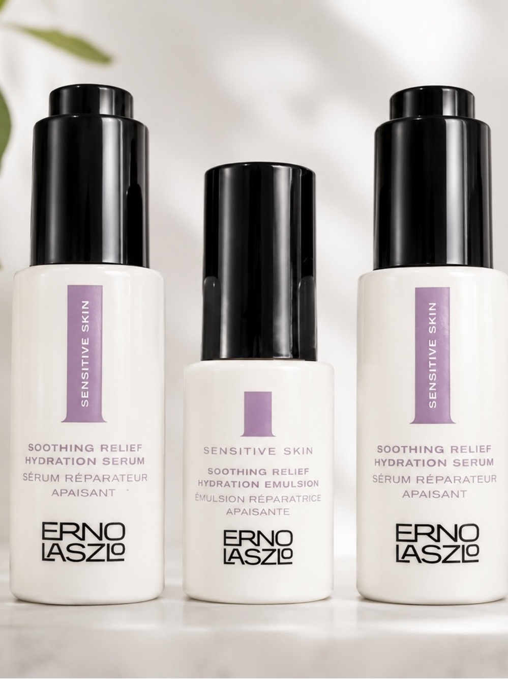 Erno Laszlo soothing relief hydration and emulsion serums